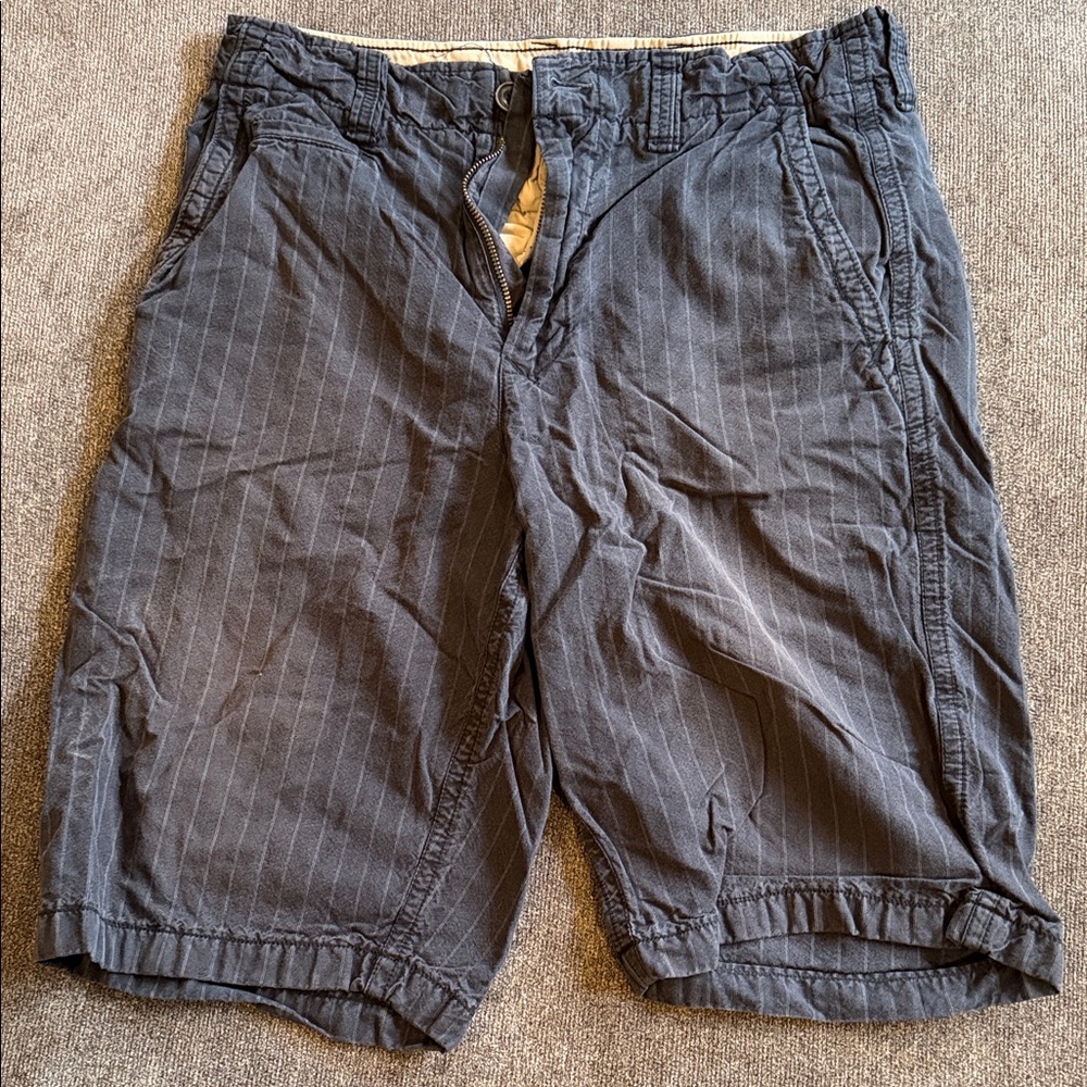 American Eagle Outfitters Black Pinstripe Shorts Size 32